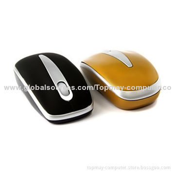 Wireless Mice with Optical Technology, Hidden Receiver, 800dpi High-resolution and Radio Frequency